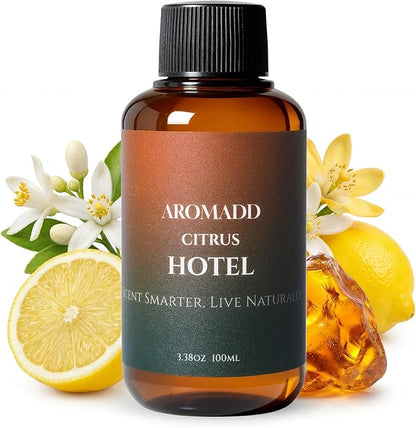 Aromadd Citrus Hotel Diffuser Oil Inspired by Luxury Hotel Scent, Essential Oils