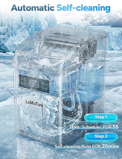 Countertop Clear Ice Cube Maker Machine