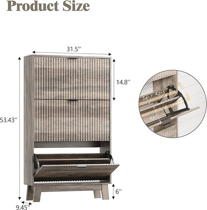 Shoe Cabinet Storage for Entryway