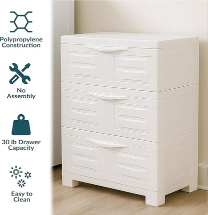 Sunnydaze 29.5" H 3-Tier Storage Cabinet