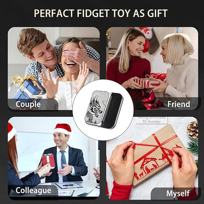 Fidget Slider, Metal Fidget Toy Adults-Smooth Operation