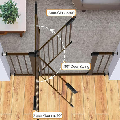 Cumbor 2 Pack 29.7-46" Baby Gate