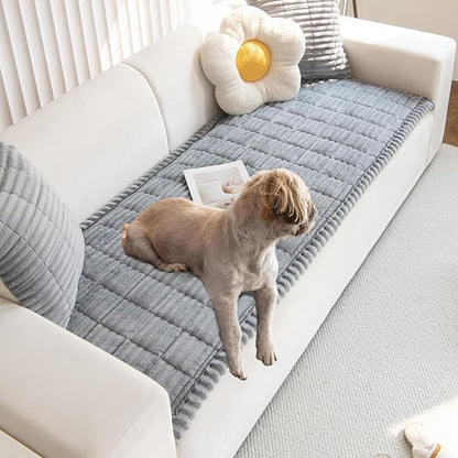 Pet Couch Cover for Dogs Washable Sofa Cushion Furniture Protector for Large Dog (Grey, 27in*47in)