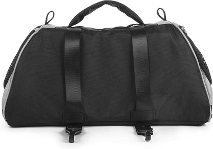 Sherpa Forma Frame Crash-Tested Travel Pet Carrier, Airline Approved & Guaranteed On Board - Black, Medium