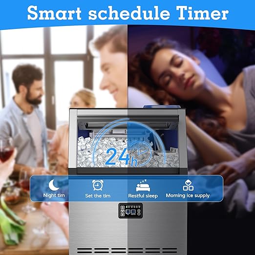 Ice Maker Commercial Ice Maker Machine 200lbs/24H