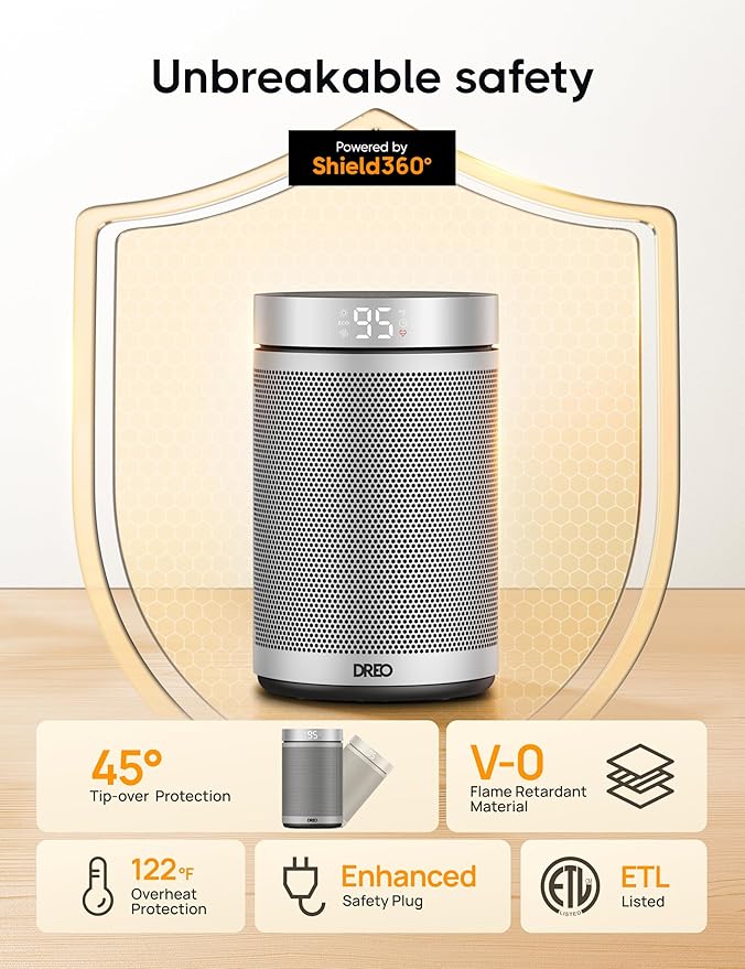 DREO Space Heater, Portable Electric Heaters