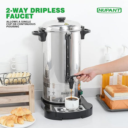 Commercial Coffee Urn 50 Cup/8L Coffee Dispenser