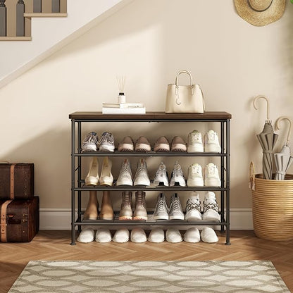 SUOERNUO Shoe Rack Organizer 4 Tier