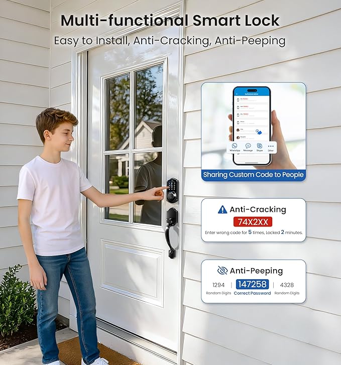 Veise VE07-H Fingerprint Smart Locks