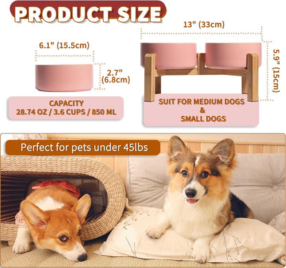 Elevated Ceramic Dog Bowl Set. A calm, considered pick for modern pet homes.
