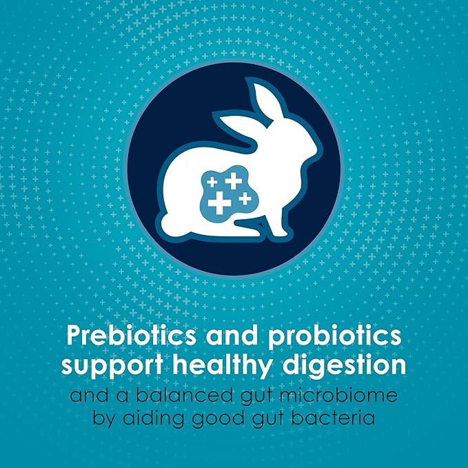 Kaytee Forti-Diet Pro Health Nourish+Protect Adult Rabbit Food, Comprehensive Nutrition Backed by Science, Digestive Health, Immune Support, 8 pounds