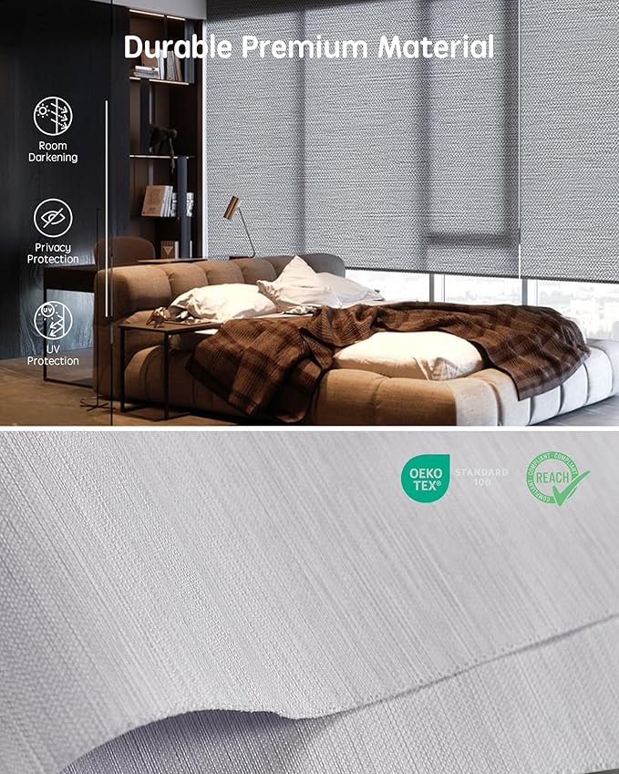 Yoolax Motorized Blinds with Remote, Smart Blinds