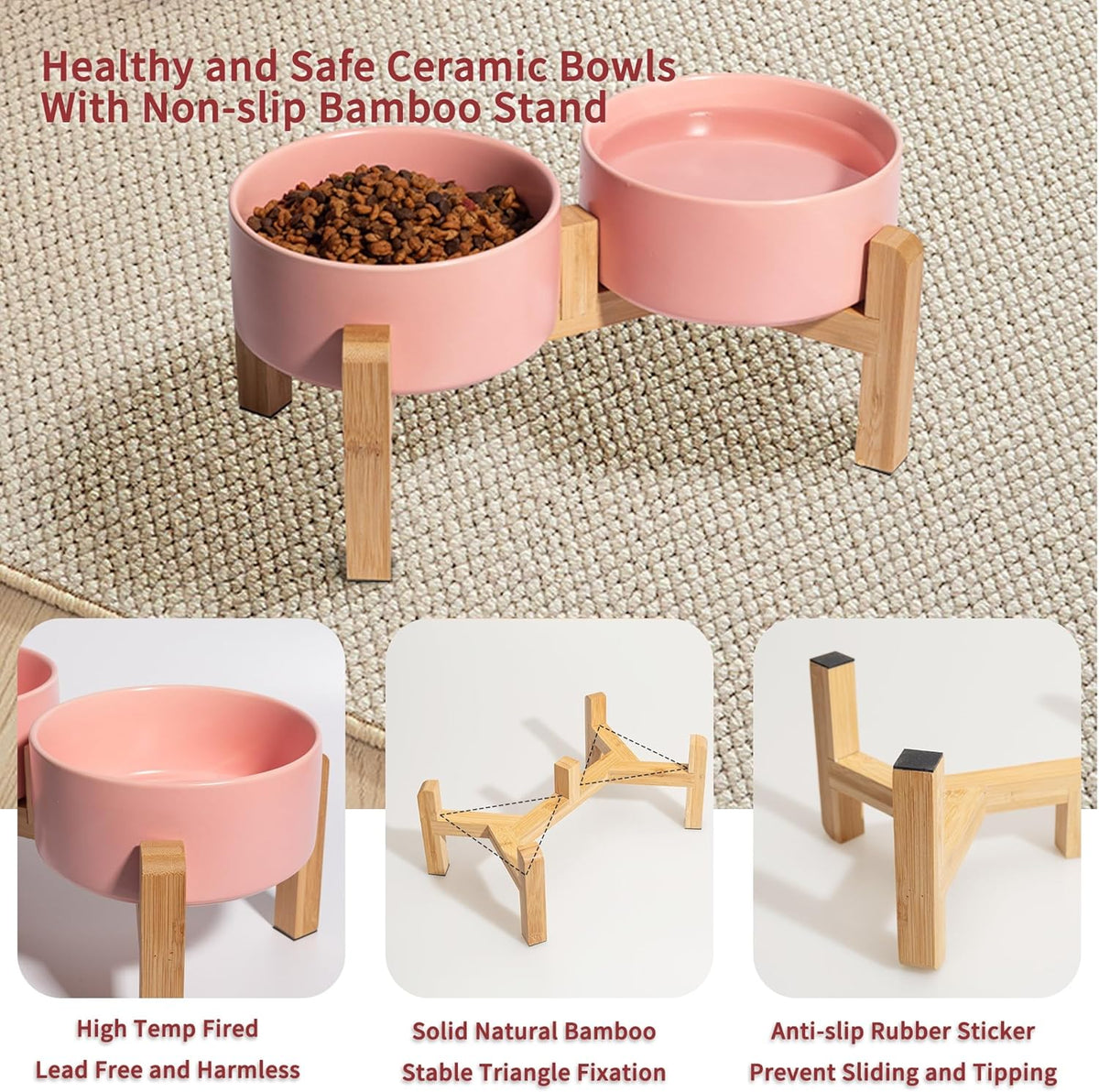 Elevated Ceramic Dog Bowl Set. A calm, considered pick for modern pet homes.
