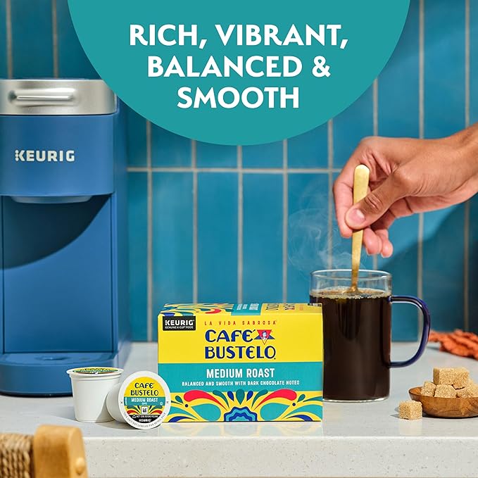 Café Bustelo Medium Roast Coffee, 10 Ct. K-Cup pods