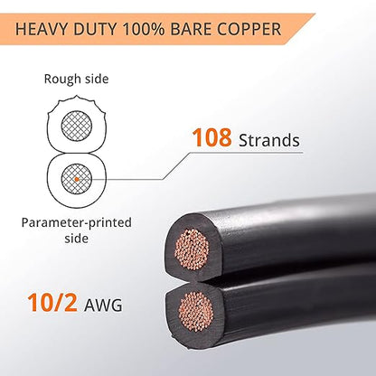 Wirefy 10/2 Low Voltage Landscape Wire 50 ft | Low Voltage Landscape Lighting
