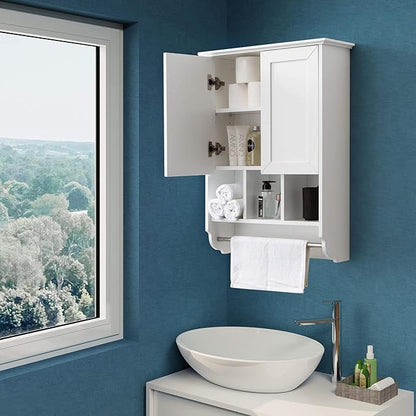 White Bathroom Wall Cabinet