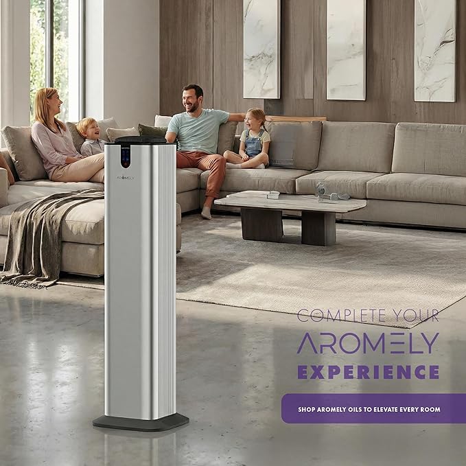 Aromely Smart Bluetooth Scent Diffuser, Aromatherapy Nebulizing Waterless