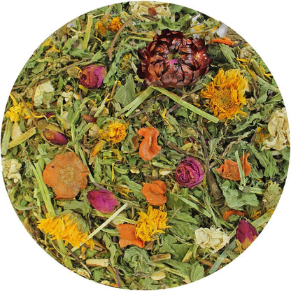 Pasture Plus+ Salad Essentials - Healthy Natural High-Fiber Dried Flower & Herb Treat - Squirrels, Guinea Pigs, Rabbits, Chinchillas, Prairie Dogs, Degus, Hamsters, Gerbils & Other Small Pets