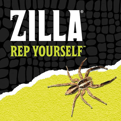 Zilla Micro Habitat Terrarium, Arboreal, with Locking Latch, for Isopods, Spiders, Insects, Small