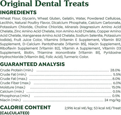 Greenies Original Petite Dental Dog Treats, 54 oz. Pack (90 Treats)