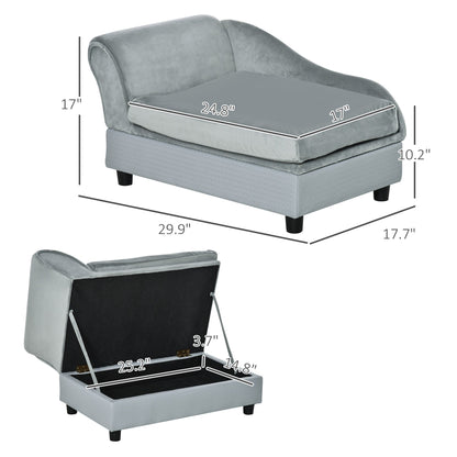 Luxury Fancy Dog Couch With Hidden Storage