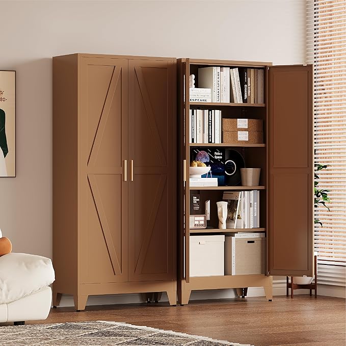 71" Tall Pantry Cabinet, Kitchen Pantry Storage Cabinets