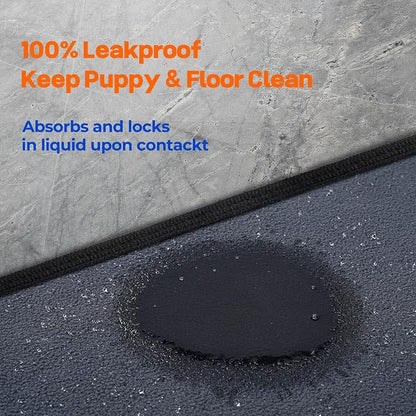 Sunsleek 72"x72" Washable Pee Pads for Dogs Extra Large Non-Slip Puppy Pads | Reusable Waterproof Pet Training Mats, Super Absorbent, for Quick-Dry Whelping Pads & Incontinence for Playpen, Crate, Floor