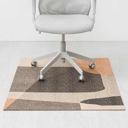 Anji Mountain Rug'd Office Chair Mat for Carpet & Hardwood Floor - Jacquard Woven Top, Anti-Slip Backing, Low Pile, Floor Protector Desk Chair Mat, Office Rugs for Rolling Chairs (40 x 54)