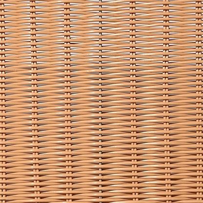 happimess TRY2001A-3SET Parker Southwestern Cottage Resin Scalloped Rectangular Decorative Serving Trays, Brown (Set of 3) for Storage and Decoration in Bathroom, Bedroom, Living Room