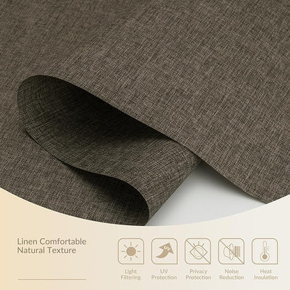 Boolegon Motorized Light Filtering Roller Blinds