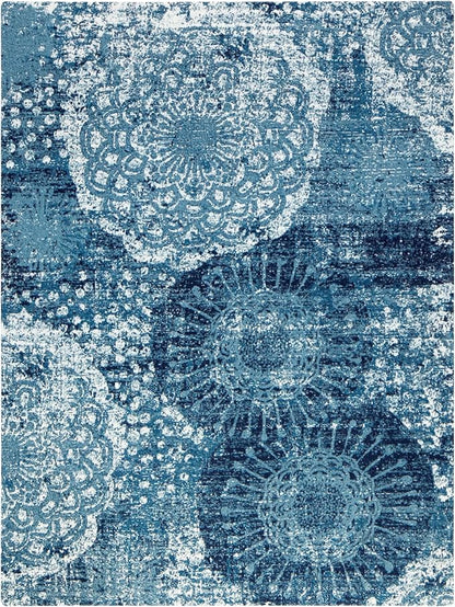 Anji Mountain Rug'd Office Chair Mat for Carpet & Hardwood Floor - Jacquard Woven Top, Anti-Slip Backing, Low Pile, Floor Protector Desk Chair Mat, Office Rugs for Rolling Chairs (40 x 54)