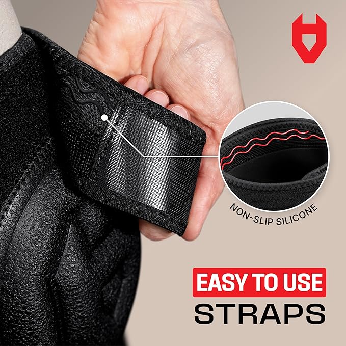 NoCry Gel Knee Pads for Men and Women with Soft Foam Cushion — Waterproof Anti-Slip Cap and Easy to Use, Adjustable Non-Slip Straps — Durable, Lightweight Design — Perfect for Gardening Work