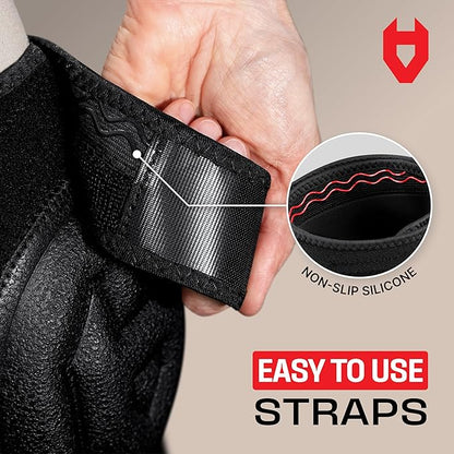 NoCry Gel Knee Pads for Men and Women with Soft Foam Cushion — Waterproof Anti-Slip Cap and Easy to Use, Adjustable Non-Slip Straps — Durable, Lightweight Design — Perfect for Gardening Work