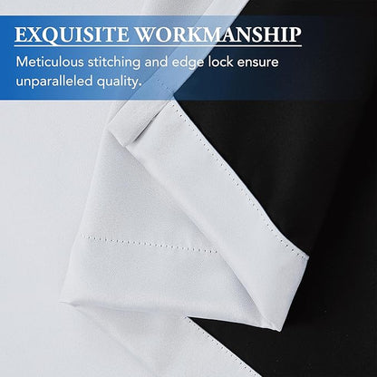 Beauoop 100% Blackout Curtains 84 Inches Long