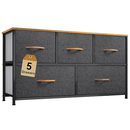 DWVO Dresser for Room with 5 Drawers