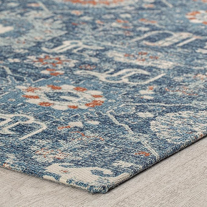 Anji Mountain Rug'd Office Chair Mat for Carpet & Hardwood Floor - Jacquard Woven Top, Anti-Slip Backing, Low Pile, Floor Protector Desk Chair Mat, Office Rugs for Rolling Chairs (40 x 54)