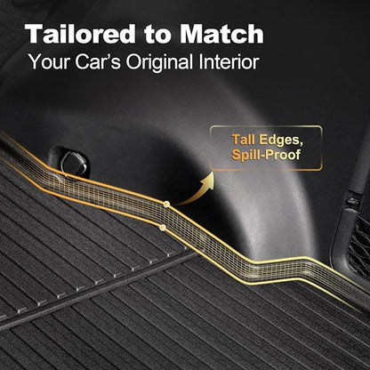 Cargo Liner with Backrest Mat Compatible with 2017-2025 Mazda CX-5 All Weather Protection CX5 Accessories