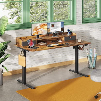 DEVAISE 55×28 Inch Electric Standing Desk