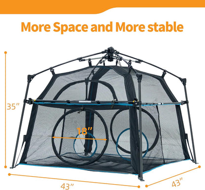 Cat Enclosure and Cat Tower Tent with Two Styles of. A calm, considered pick for modern pet homes.