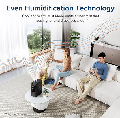 LEVOIT 6L Smart Warm and Cool Mist Humidifiers