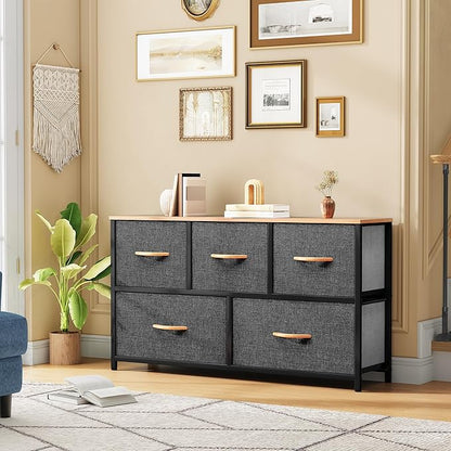 DWVO Dresser for Room with 5 Drawers