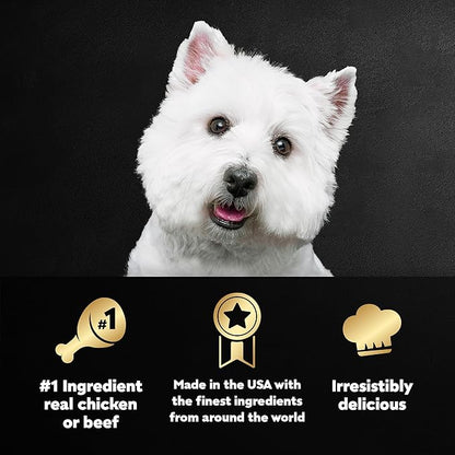 Cesar Wet Dog Food Loaf in Sauce Bacon Feast Variety Pack, 3.5 oz. Easy Peel Trays (12 Count, Pack of 2)