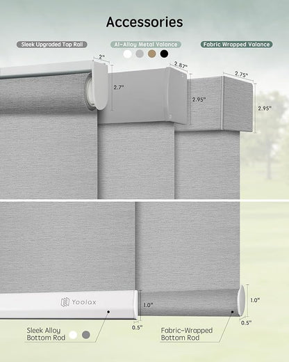Yoolax Motorized Blinds with Remote, Smart Blinds