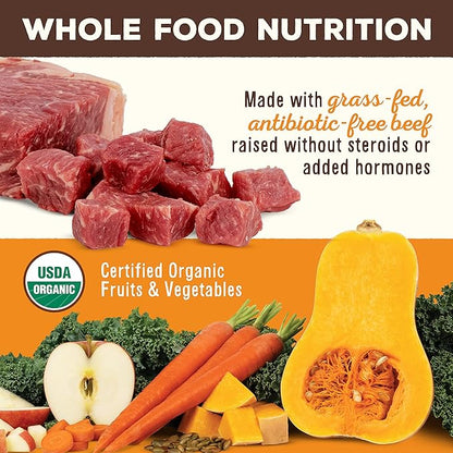 Primal Freeze Dried Dog Food, Pronto Mini Nuggets, Beef; Scoop & Serve, Complete & Balanced Meal; Also Use as Topper or Treat; Premium, Healthy, Grain Free High Protein Raw Dog Food (25 oz)