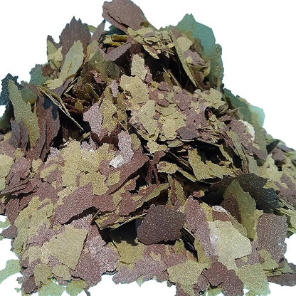 Aquatic Foods Inc. Flakes - 45% California Blackworm & 20% Spirulina Flake Mix for Discus, Cichlids, Tetras, Guppies, Live Bearers, Pond Fish, All Community Tropical Fish Premium AF Flakes - 1-lb