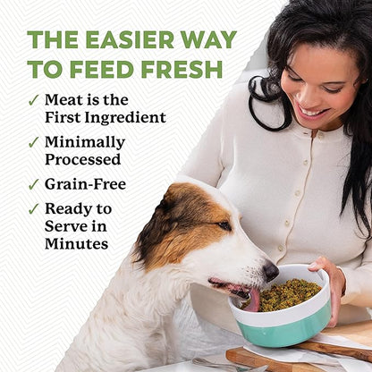 Dr. Harvey's Beef & Garden Veggies Dog Food, Human Grade Grain-Free Dehydrated Food for Dogs with Freeze-Dried Beef, Trial Size (5.5 Oz)