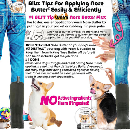 The Blissful Dog Corgi Unscented Nose Butter, 8-Ounce
