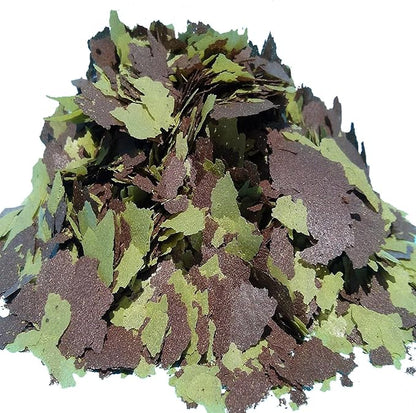 Aquatic Foods Inc. Flakes - 45% California Blackworm & Vegetable Flake Mix for Discus, Cichlids, Tetras, Guppies, Live Bearers, Pond Fish, All Community Tropical Fish Premium AF Flakes - 1-lb