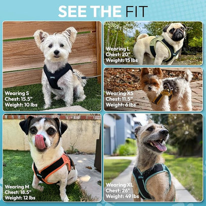 Gooby Escape Free Easy Fit X Step-in Dog Harness, Flamingo Pink, Large | Patented escape-free, tightens on back-out; Choke-free X-frame + V-neck; Quick-release buckle; Reflective trim