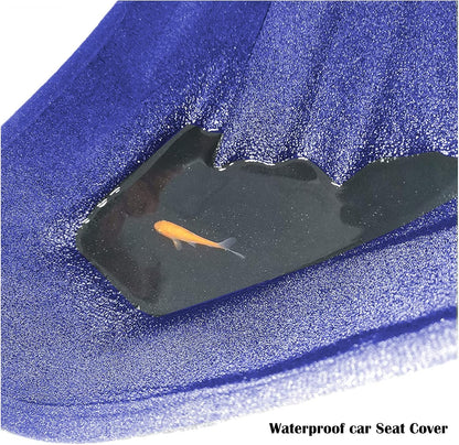 Car Seat Cover Protector Front Seats,for Gym Workout,Running,Swimming,Beach and Hiking,Waterproof Sweat Towel Bucket Seat Covers for Cars SUV Trucks (Blue, 2Pcs)